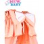 7-dielne posteľné obliečky New Baby, Bunnies 120x90cm/oranžové